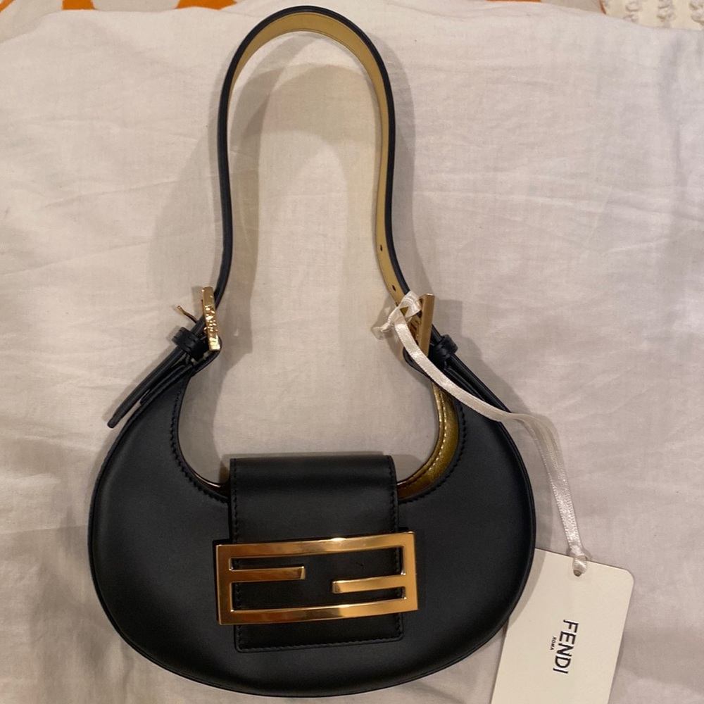 FENDI- cookie mini leather bag